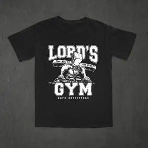 Train Like a King – Lord's Gym Tee for Gym Warriors, christian clothing, Athletic Apparel, Athletic Fashion