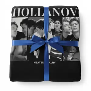 Heated Rivalry Inspired Blanket, Hollanov Team Blanket, Romance Rivalry Fan Gift, Movie Inspired Apparel, Cozy Fan Art Blanket, Premium Blanket