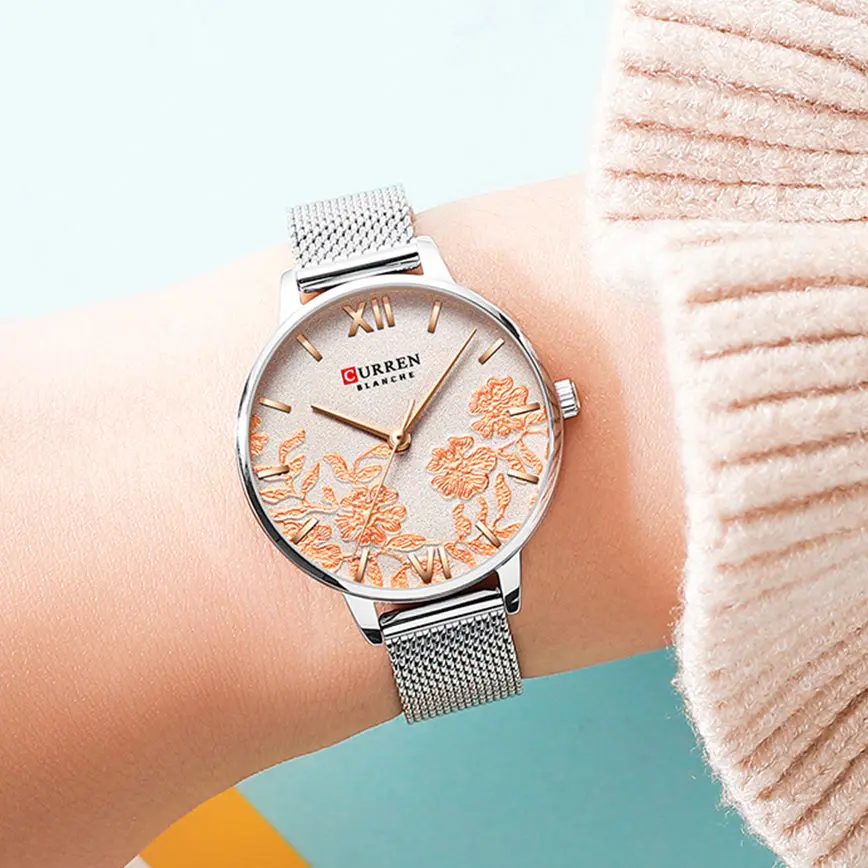 Curren Blanche Rose Wristwatch