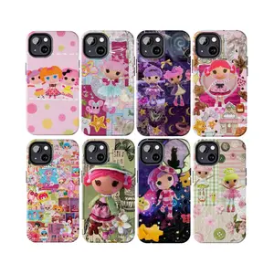 Lalaloopsy Phone Case, Cute Doll Aesthetic Suitable for iPhone 17-11 Pro Max/Plus and  Samsung Galaxy S23-25, Pink Kawaii Collage, Nostalgic Toy Cover, Whimsical Doll Art, Unique Gift