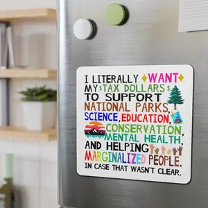 Tax Dollars Magnet: Support National Parks Magnet, Activist & Educator