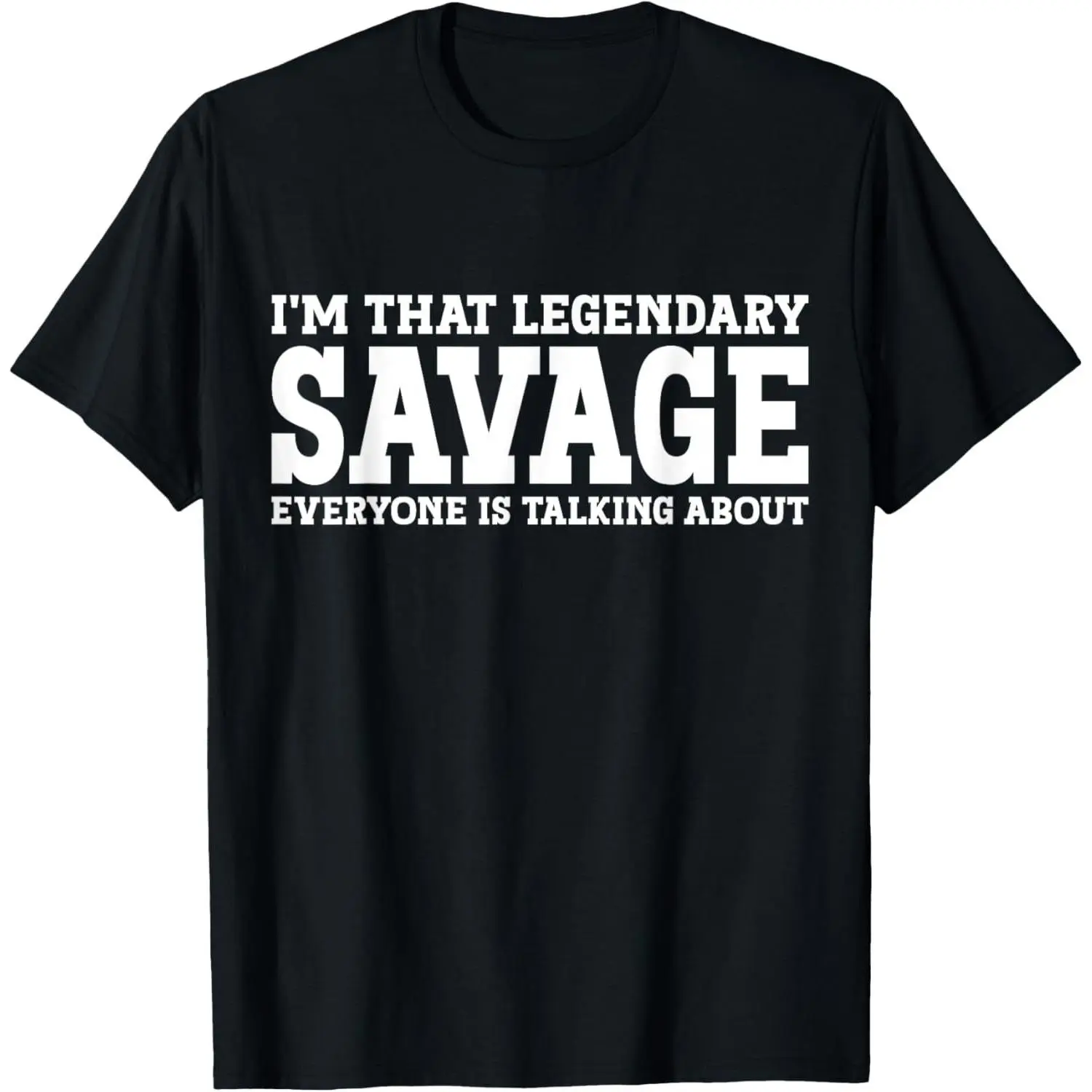 Savage Surname Funny Team Family Last Name Savage T-Shirt Casual Summer Tee Soft Breathable Mens Print T-shirt Cotton,Made in USA