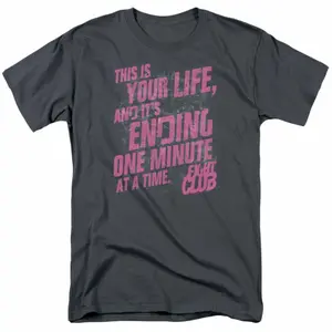 Fight Club Life Ending TShirt, Licensed Movie Retro Classic Tee, Y2K Pop Culture, Vintage Band Tee