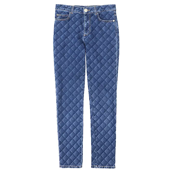 Pre-owned CHANEL Denim Small Leather Goods P73402 Pants