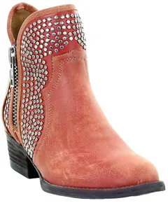 Circle G Women's Studded Booties Round Toe - Q0125