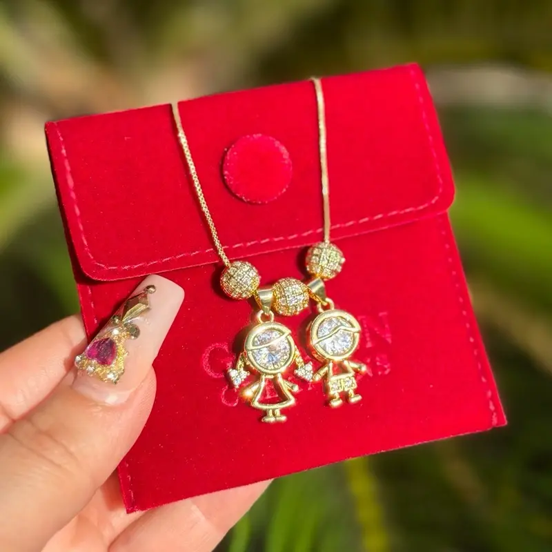 18K Gold Plated Children pendant Necklace