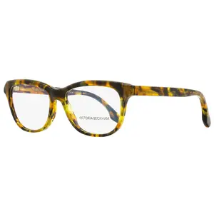Victoria Beckham Rectangular Eyeglasses VB2607 213 Gold/Havana 55mm