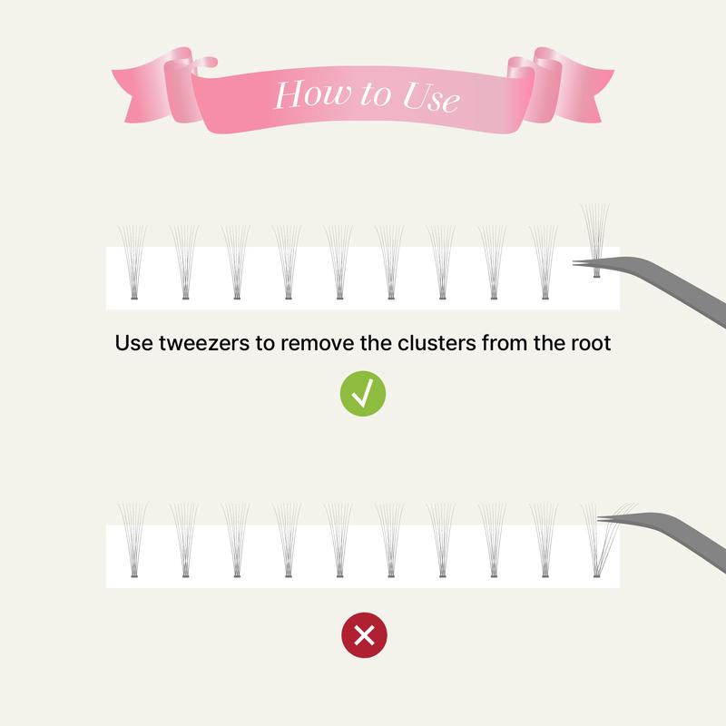 VieVie Narrow Lash Clusters 120pcs DIY Eyelash Extension Lashes, 9-16mm Mix Individual Eyelashes, Natural Look