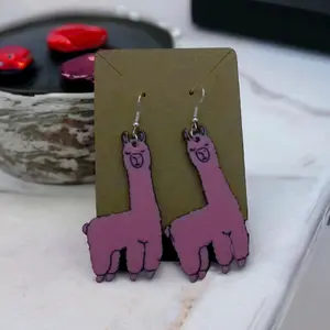 Custom Llama Earings