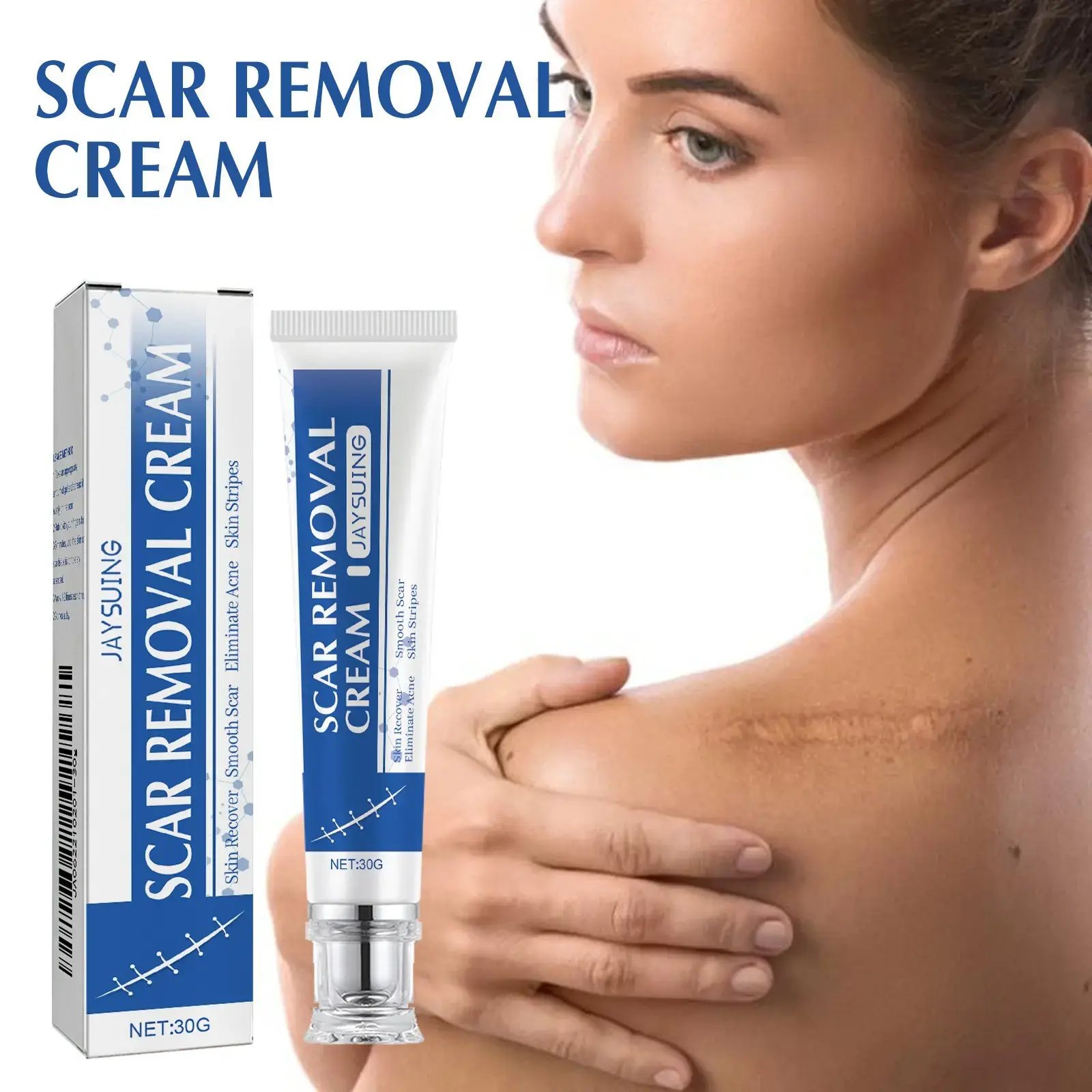 Mild Body‑Care Gel Infused with Skin‑Friendly Ingredients for Post‑Surgical Traces, C‑Section Marks, Burn Blemishes and Acne Spots