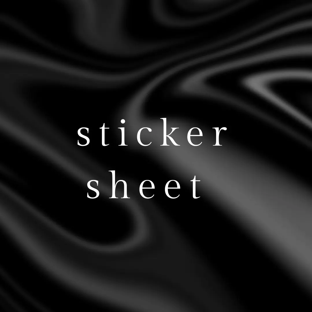 Sticker Sheet - 3 Pack of 3x3 Stickers