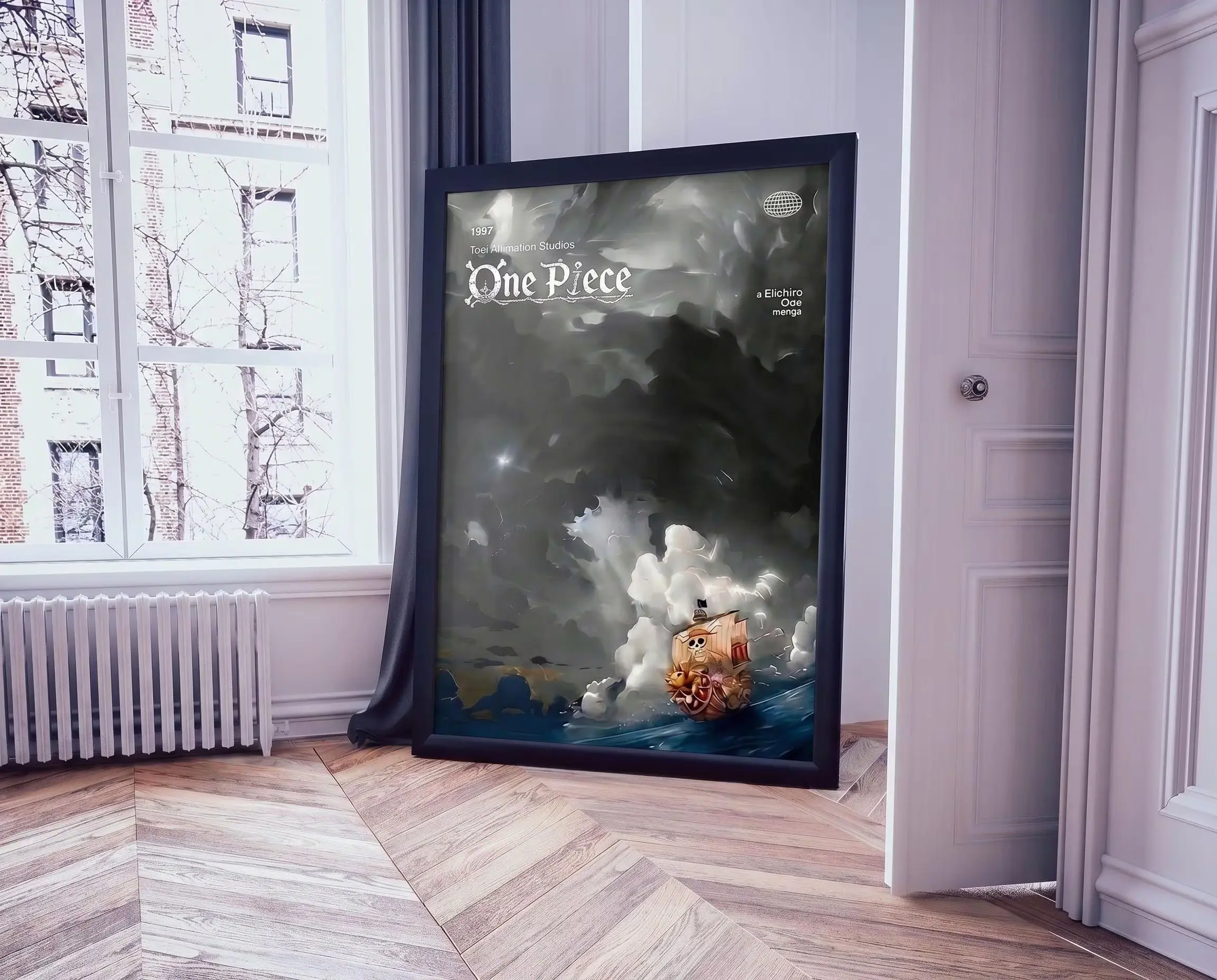 [Up to 65% Off][Free Shipping] Anime-Style No-Frame Paper Poster - Minimalist Manga Graphic Printing, Japanese Home Wall Art for Restaurants, Study Decor, Universal