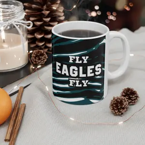 Fly Eagles Fly Coffee Mug (11oz, 15oz) | Eagles Football Fan Gift