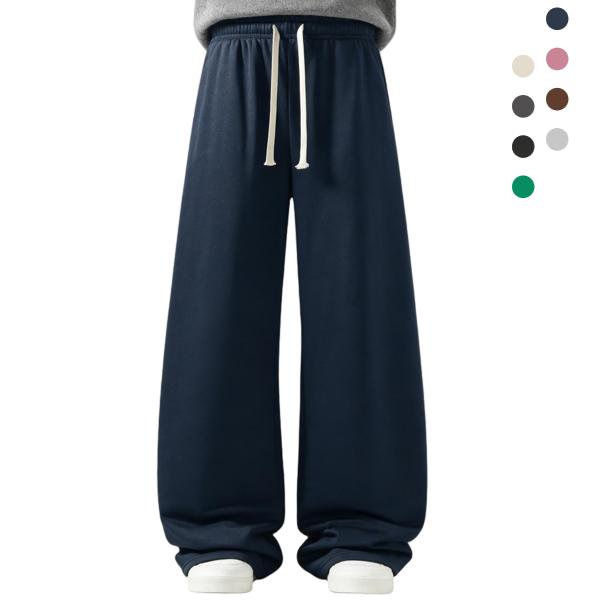 Men's hooded sweater versatile drawstring sweatpants, men's solid color jogging sweatpants, casual and comfortable loose version (size is too small), 100% polyester fiber, men's daily wear in spring and autumn, suitable for back-to-school season