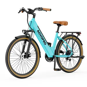 Electric Bike for Adults, 350W Mountain Electric Bike, Max Speed 22MPH, Range 25–40 Miles, 7-Speed Gear, 5-Level Pedal Assist, 26" Commuter E-Bike