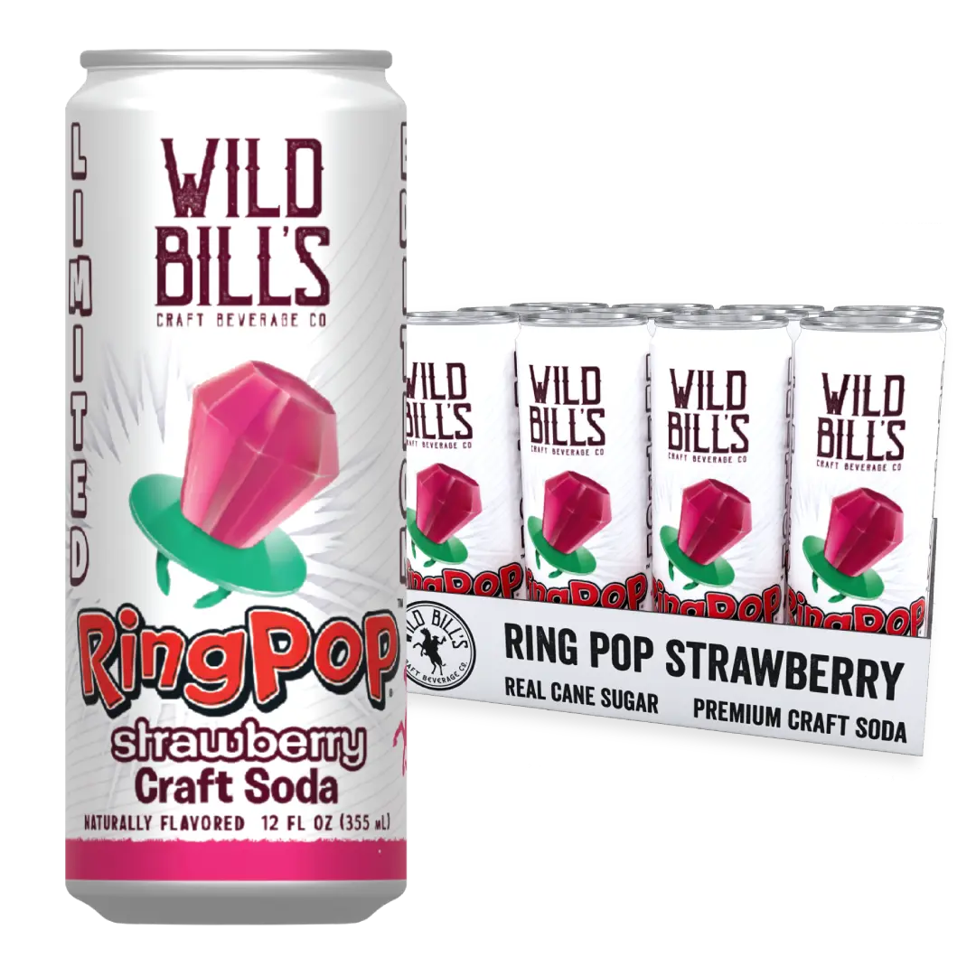 Ring Pop Strawberry Soda – 12 Pack