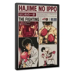 Hajime No Ippo Anime Boxing Poster Wall Art Decor Home Room Office Gym Bar Cafe Sports Manga Gift for Fans Unframed