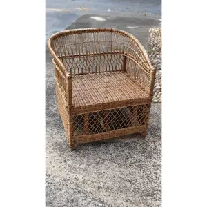 Mfumu Exotic African Malawi Cane Chair