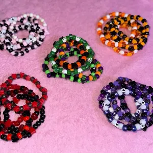 5pcs Handmade Bead Bracelets - Colorful Beaded Bracelets Set of 5 Unique Designs for Your Collection