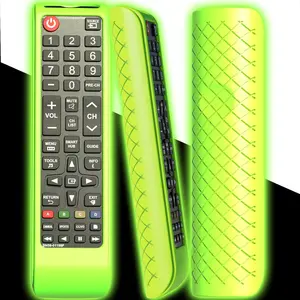 Remote Case Cover for   TV Remote | BN59 Series Round Controller    Cover Sleeve with Glow in The Dark Green