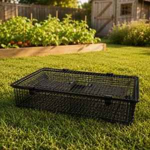 Rugged Ranch Mouseinator Humane Multi-Catch Mouse Trap - Compact Wire Mesh Home Pest Control Solution for Farm & Home Kitchens