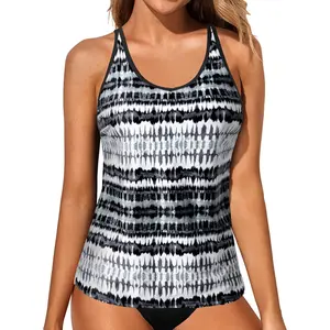 Yonique Womens Tankini Top Only Athletic Swim Top Modest Tankini Swimsuit No Bottom
