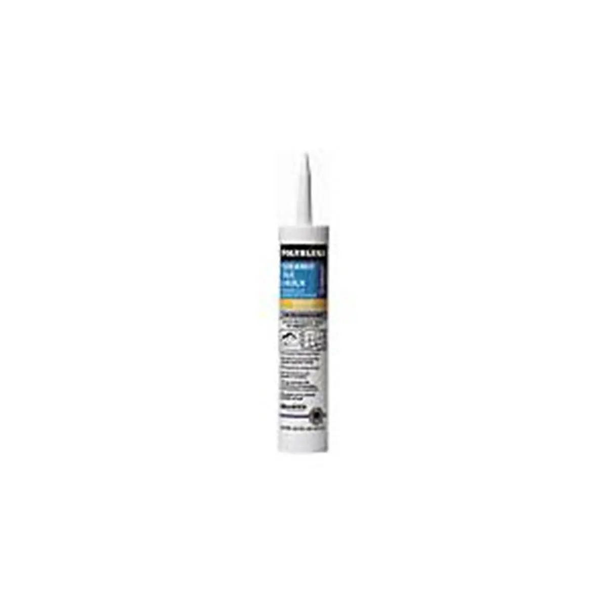 212 MAIN Sanded Natural Gray Acrylic Caulk Adhesive (Moldgard™, No.9, 10.5 oz) - Polyblend Ceramic, Seals Joints, Resists Mold & Mildew, for Interior, Tub & Around Showers Use, Model 1514918, Part Number PC0910S-6, Tile Caulk