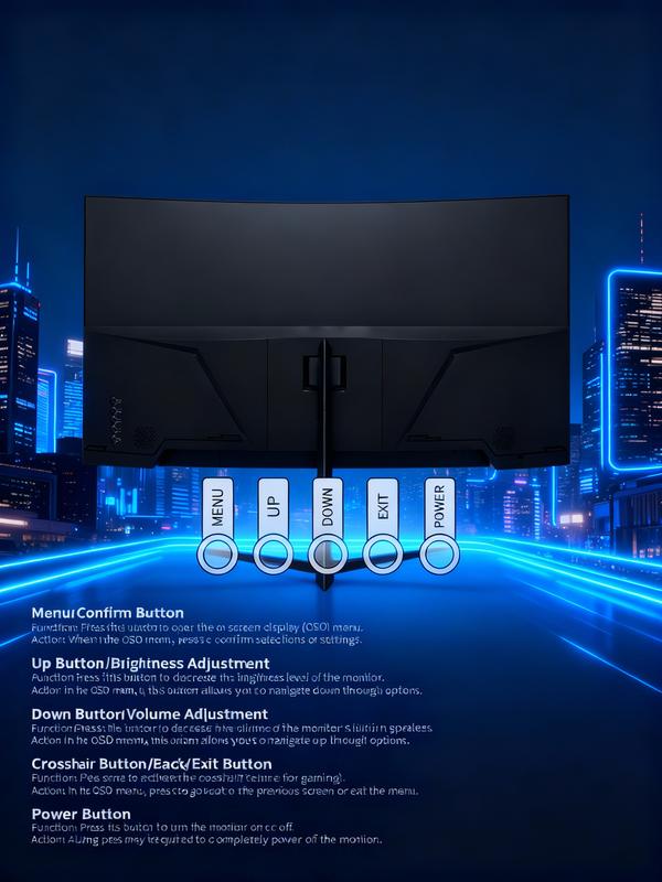 New 27" 2K QHD Gaming Monitor – 180Hz, 1ms, Adaptive Sync, Ultra-Slim Bezel, Dual HDMI & DP, Tilt Adjustable