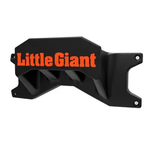 Little Giant Ladders B3145117 Wall-Mounted Ladder Rack Accessory - Plastic, Black, Home Organiser
