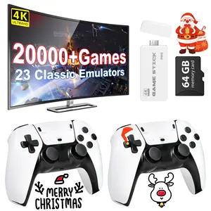 New Console Games Built-in 20,000+ games, play instantly without downloads Supports 19 emulators Includes 2 wireless controllers Supports 4K output Comes with a 64GB SD card  For Kids and Adults—Portable Gaming System TikTok Shop Christmas Gifts
