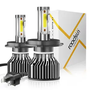 2PCS H11 H4 H13 9005/HB3 9006/HB4 9007 LED Headlight Bulbs 6500K Cool White High/Low Beam Full Beam Car Lights 400% Brighter COB Chips