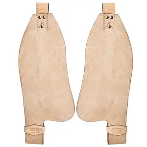 Hilason Leather Youth Saddle Replacement Fender Pair Hobble Strap Tan