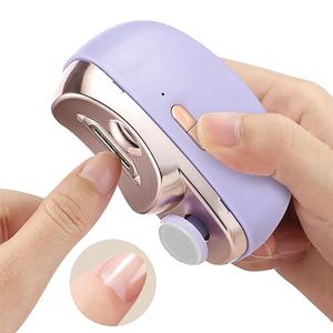 3-in-1  Electric Nail Trimmer with Professional Built-in Polisher –  Easy & Safe Nail Care Device with Adjustable Speed, LED Light & Nail Dust Storage, Safe Fingernail Grooming Nippers, Compact, Mess-Free Nail Care for Seniors & Adults, Mother's Day Gift