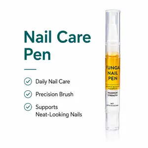 Nail Care Brush Pen, Precision Applicator for Dry, Rough and Dull-Looking Toenails, Daily Nail Conditioning Serum, 2.5mL, shiny nail finish, s footjock itch,foot jock itch,strength rejuvenation,Nail Repair