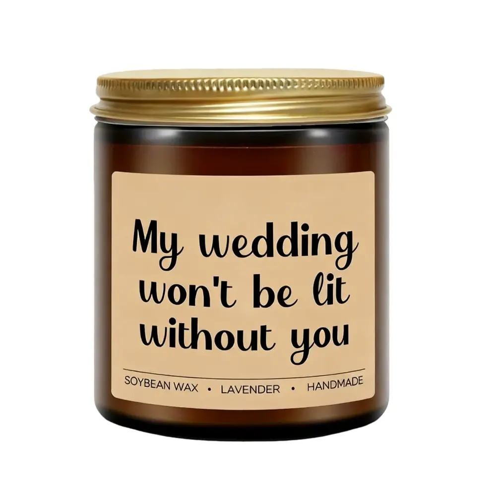 Wedding Day Gifts Idea For Matron Maid Of Honor Bridesmaid Proposal Groomsmen Guests Women Bestie Friend On Engagement Bachelorette Party Favors Bridal Shower Funny Friendship Gifts Scented Candle Halloween,Festival,Holiday Gifts, Wedding Souvenir