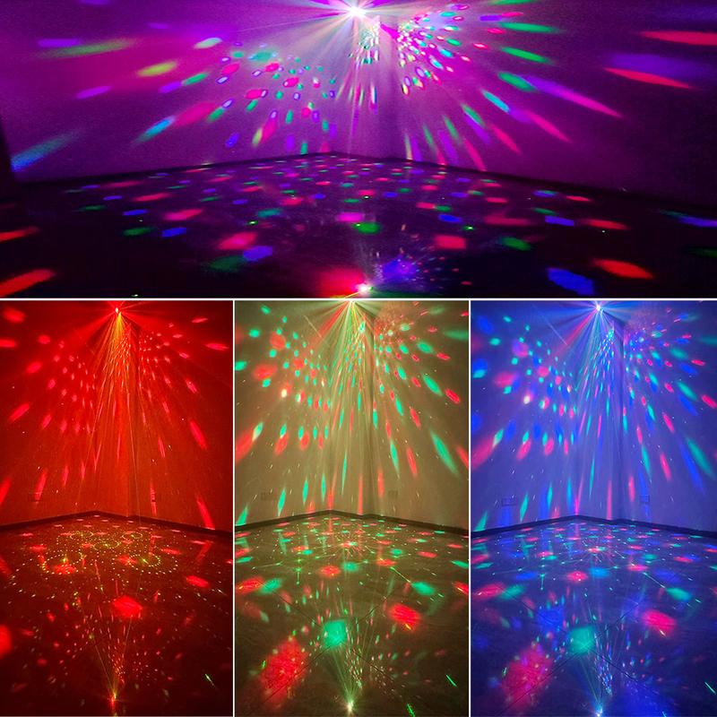 1pc 3-in-1 Square Disco Light Modern Black Style Sound Activated Strobe Multi-Mode Party Lamp for Home, KTV, Stage, and DJ Events