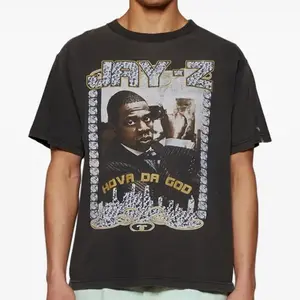 Jay-Z Portrait Rapper Vintage Bootleg T-shirt