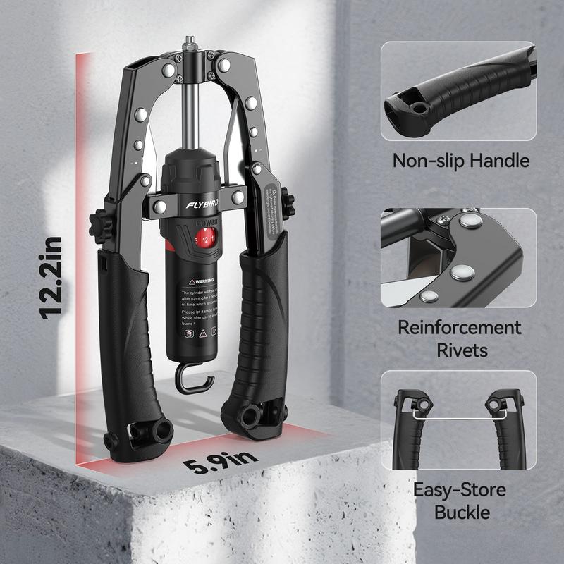 Flybird 3-in-1 Portable Gym: Hydraulic Chest Press & Arm Twister with Flex Core Tech | 15-Level Resistance (22-440lb) for Total Upper Body Training #TikTokShopBlackFriday #TikTokShopCyberMonday