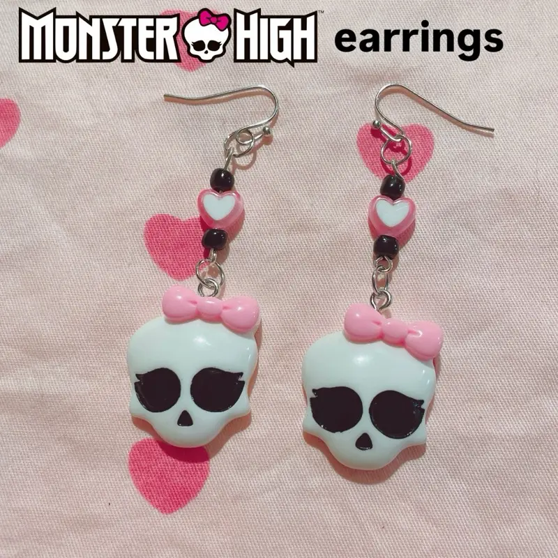 Monsters Highschool Beaded Earrings