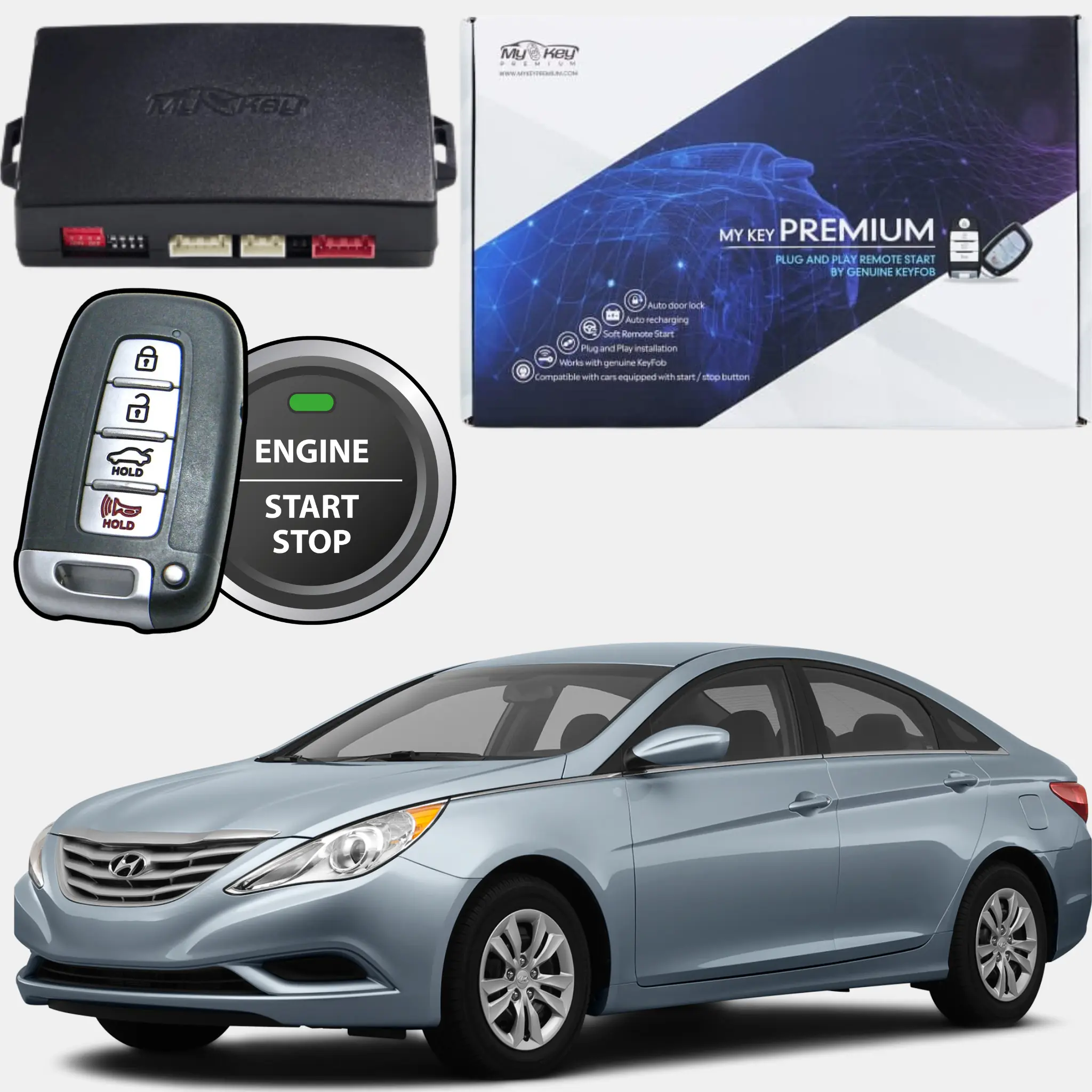 Hyundai Sonata YF (2011–2014) Remote Start Kit – Plug & Play