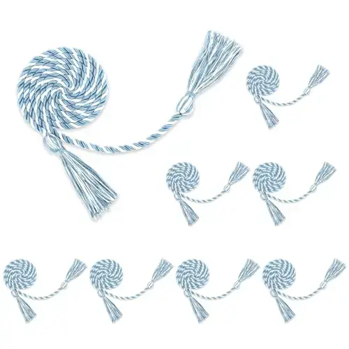 Sky Blue & White (8pcs)