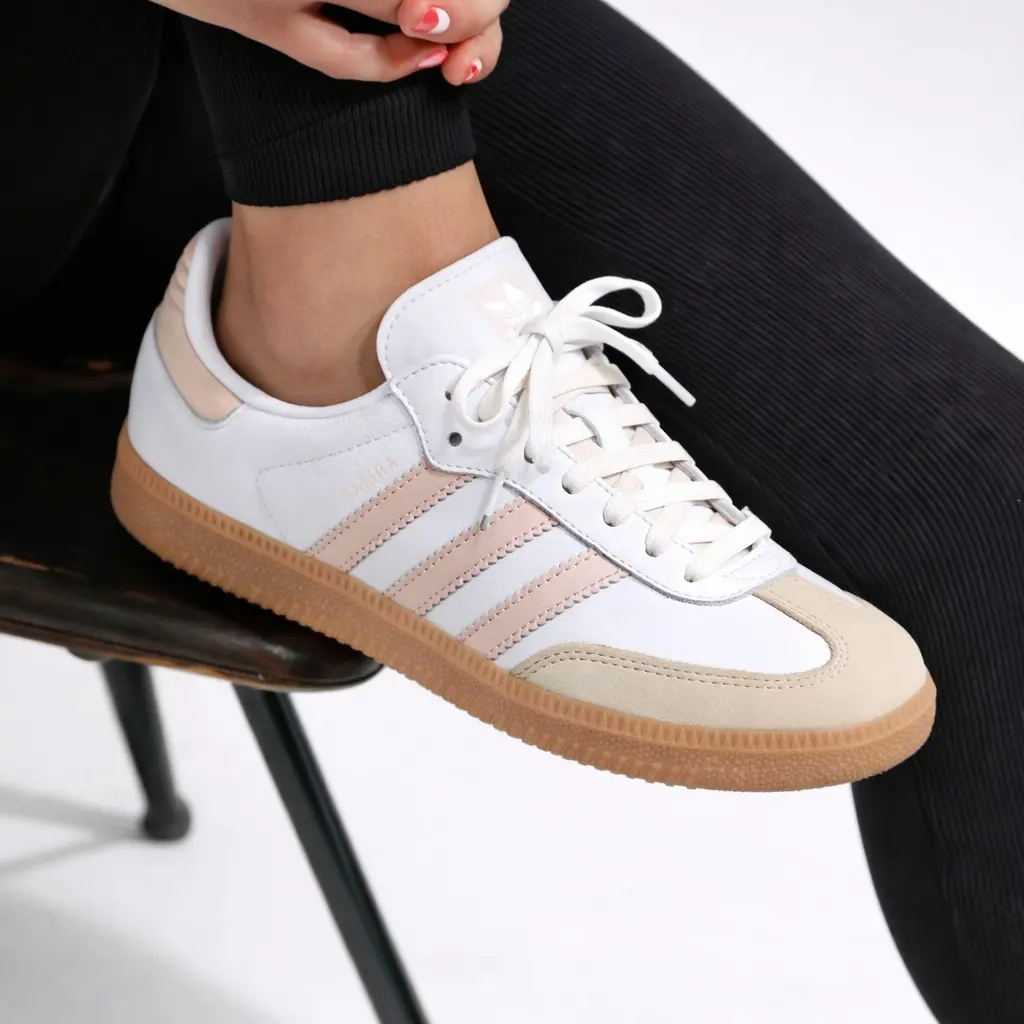 Adidas Samba OG White Pink Gum JS1351 Women's Fashion Sneaker New