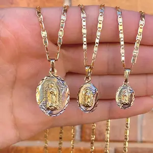 Our Lady of Guadalupe Necklace Pendant For Womens Mens