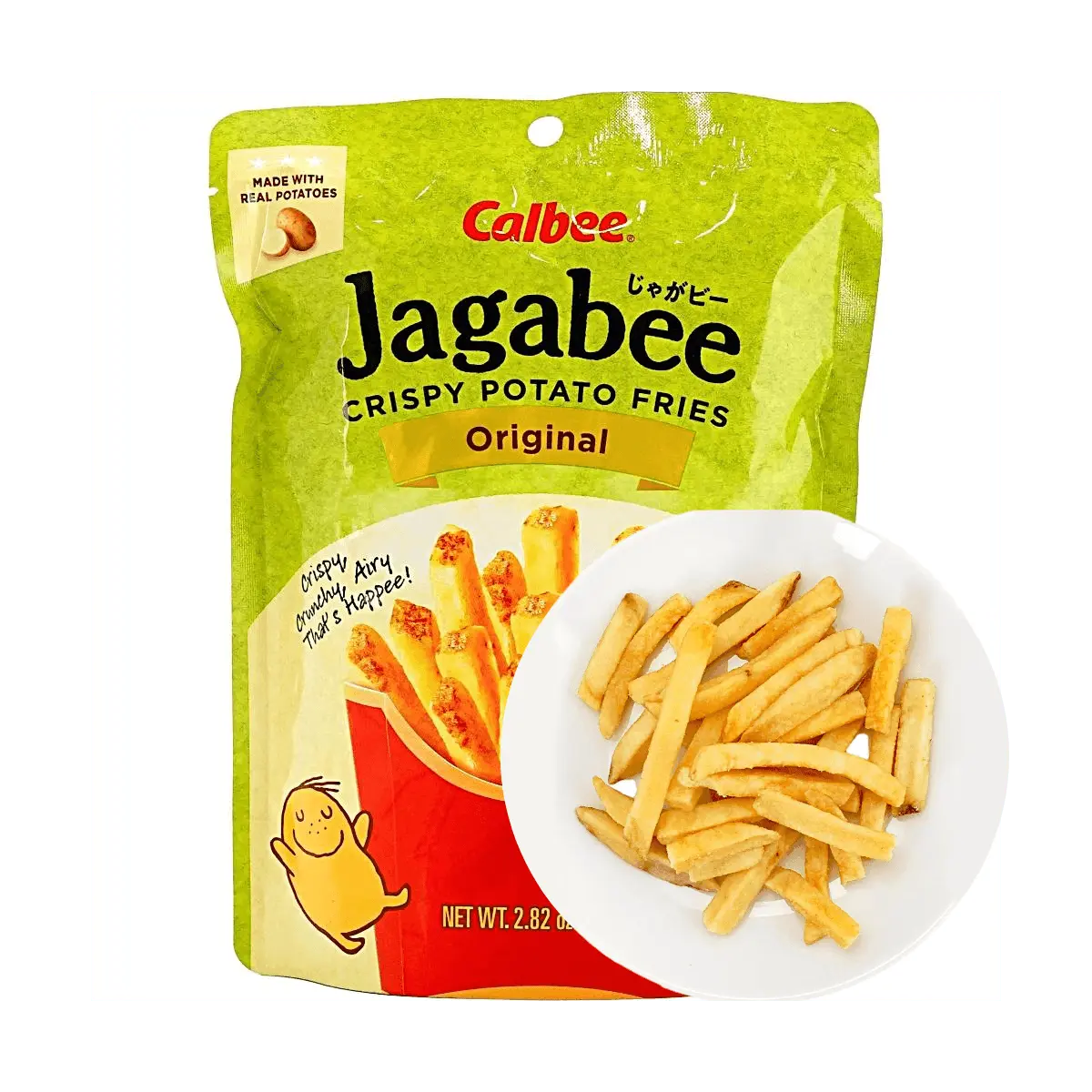 Calbee Original Potato Fries 80g - Crispy Snack, Popular Japanese Snack Food