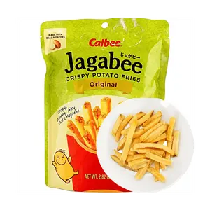 Calbee Original Potato Fries 80g - Crispy Snack, Popular Japanese Snack Food