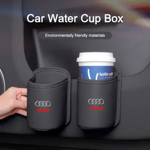 Car Door Back Seat Cup Holder Hanging Beverage Storage Bottle Rack for Audi Models, Durable Car Organizer Accessory