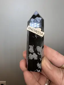 Snowflake Obsidian Mini Tower - Indonesia