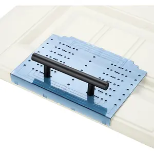 Kitchen Cabinet Pulls Installation Jig Drill Mounting Template for Cabinet Knobs, Handles Drill Template Guide for Drawer Pulls, Hardware Installation Template Kit Include Drill Bit