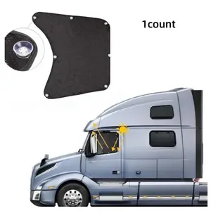 Car Side Window Sunshade, UV Protective Car Side Window Sunshade with Suction Cup, Universal Car Exterior Accessories for Truck, Car Essentials, Car Accessories, Durable Sun Shade Mesh, Windshield Sunshade, Semi Truck Sunshade