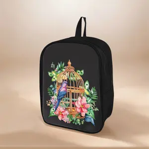Mermaid Special Shape Diamond Painting Backpack DIY Rhinestones Shoulder Backpack Diamond Painting Book Bag for Art Crafts